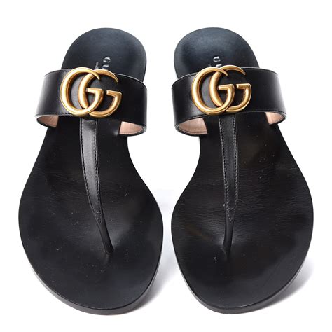 gucci double g thong sandals